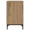 vidaXL Bedside Cabinet with Drawer 2 pcs Artisan oak 49 x 36 x 61 cm