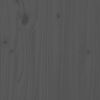vidaXL Bed Headboard Grey 125.5x4x100 cm Solid Pine Wood