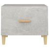 vidaXL Coffee Table Concrete Grey 50x50x40 cm Engineered Wood