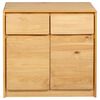 vidaXL Sideboard SAUDA Oak 80x43x75.5 cm Solid Wood Pine