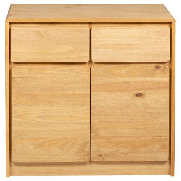 vidaXL Sideboard SAUDA Oak 80x43x75.5 cm Solid Wood Pine