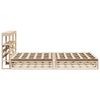 vidaXL Bed Frame without Mattress 150x200 cm King Size Solid Wood Pine