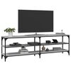 vidaXL TV Cabinet Grey Sonoma 160x30x50 cm Engineered Wood