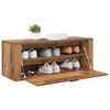 vidaXL Shoe Cabinet Old wood 100 x 35 x 38 cm Engineered wood