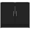 vidaXL Sink Cabinet Black 63x29x55 cm Engineered Wood