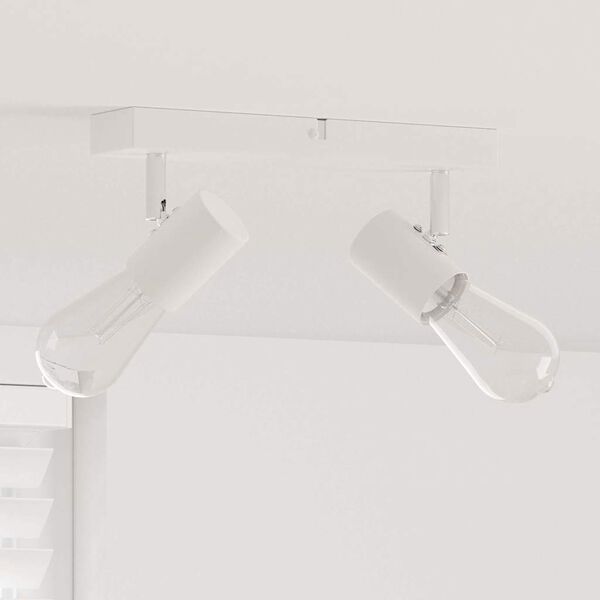 vidaXL Ceiling Spotlight White 26 x 6.5 x 11.5 cm Metal