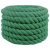 vidaXL Cotton Rope 60 mm 10 m Green 100% Cotton