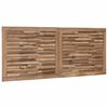 vidaXL Bed Headboard Natural Solid Teak Wood