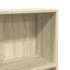 vidaXL Bookcase Sonoma Oak 80x30x114 cm Engineered Wood