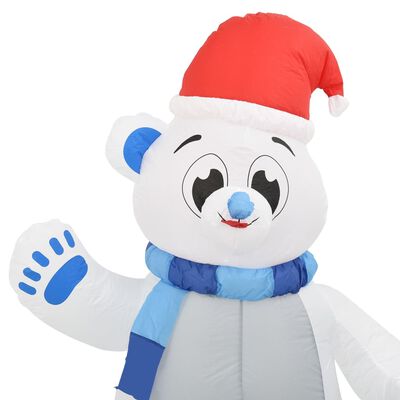 vidaXL Christmas Inflatable Polar Bear LED Indoor and Outdoor 1.8 m