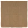 vidaXL Area Rug Light Brown 200 x 200 cm Jute