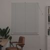 vidaXL Window Blind with Curtains Manual White Aluminium