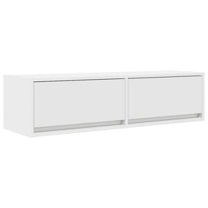 vidaXL TV Cabinet with Drawer White 100 x 31 x 25.5 cm Engineered wood