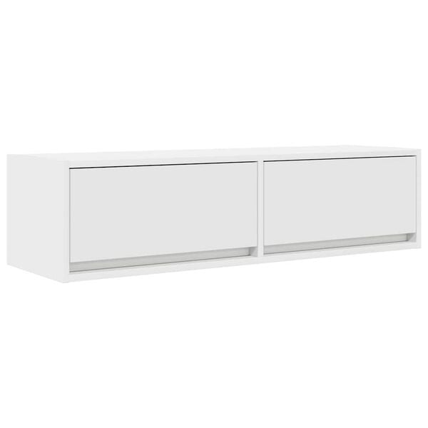 vidaXL TV Cabinet with Drawer White 100 x 31 x 25.5 cm Engineered wood