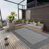 vidaXL Outdoor Carpet ARAKIL Grey 190x290 cm PP