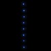 vidaXL LED String with 150 LEDs Blue 15 m PVC