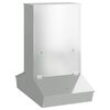 vidaXL Pig Feeder Silver 82 x 51 x 91.5 cm 20 kg Galvanised Steel