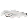 vidaXL Bed Frame White 160 x 200 cm Solid Pine Wood