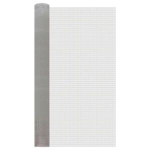 vidaXL Mesh Screen 100 x 200 cm 6 Mesh Stainless Steel 201 Silver