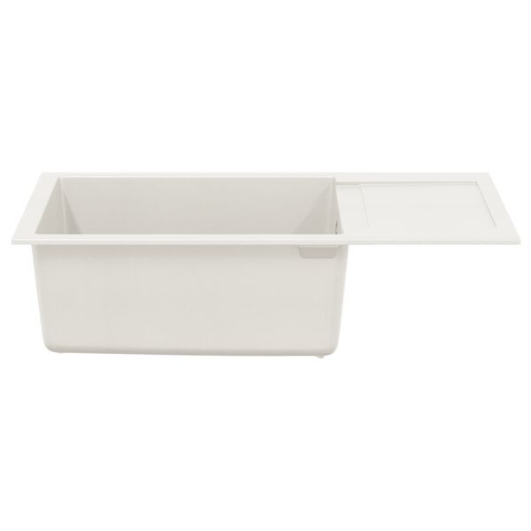 vidaXL Sink White 780 x 500 mm 80% Quartz and 20% Resin