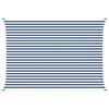 vidaXL Sun Shade Sail Blue and White 5 x 3.5 m 100% Polyester Oxford