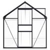 vidaXL Greenhouse with Base Frame Anthracite Aluminium 8.17 m&sup2;