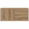 vidaXL TV Cabinet Artisan Oak 80x34x35.5 cm Engineered Wood