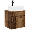 vidaXL Wall-mounted Sink Vanity Old Wood 49 x 41 x 63 cm