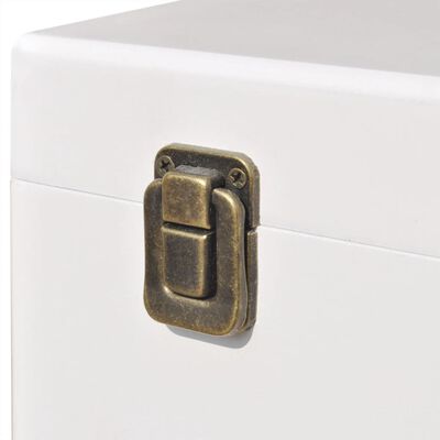 vidaXL Side Cabinet 40x30x57 cm White