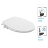 EISL Toilet Seat Soft Close with Sprayer Attachment White