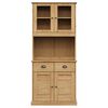 vidaXL Highboard VIGO 78x40x175 cm Solid Wood Pine