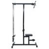 vidaXL Lat Pulldown Machine Manual Black 110 x 70 x 187 cm