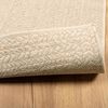 vidaXL Rug ZIZUR Beige 200x290 cm Jute Look Indoor and Outdoor