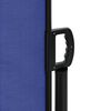 vidaXL Retractable Side Awning Blue 220x600 cm