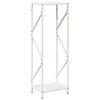 vidaXL Firewood Rack White 34x25x100 cm Cold-rolled steel