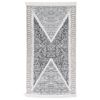 vidaXL Rug Black and Grey 120x180 cm Cotton