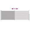 vidaXL Patio Retractable Side Awning 100x300 cm Grey