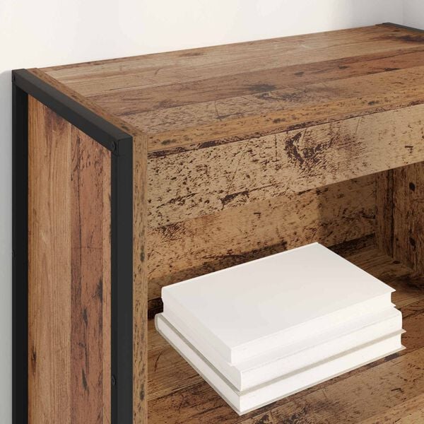 vidaXL Book Cabinet Old Wood 60 x 30 x 155 cm Engineered Wood