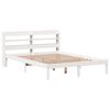 vidaXL Bed Frame without Mattress White 140x190 cm Solid Wood Pine