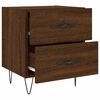 vidaXL Bedside Cabinet Brown Oak 40x35x47.5 cm Engineered Wood