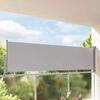 vidaXL Patio Retractable Side Awning 100 x 300 cm Grey