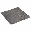 vidaXL Self-adhesive Flooring Planks 30.5 x 30.5 cm 20 pcs PVC Black
