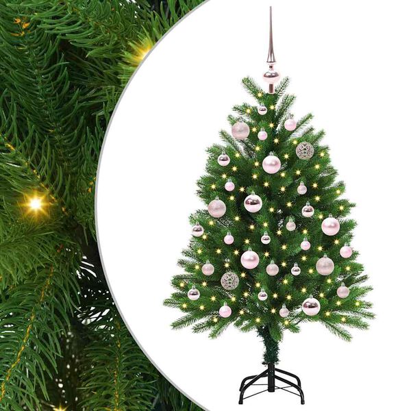 vidaXL Christmas Tree with 150 LEDs with Stand Green 120 cm PE