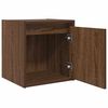 vidaXL Wall-Mounted Bedside Cabinets 2 pcs Brown Oak 38x34x40 cm