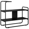 vidaXL Console Table Black Oak 80 x 35 x 75 cm Engineered Wood