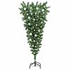vidaXL Upside-down Artificial Pre-lit Christmas Tree with Ball Set PVC