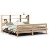 vidaXL Bed Frame without Mattress 200x200 cm Solid Wood Pine