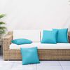 vidaXL Scatter Pillows 4 pcs Turquoise 40 x 40 cm Polyester Farbic
