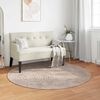 vidaXL Area Rugs Round Beige &Oslash; 160 CM