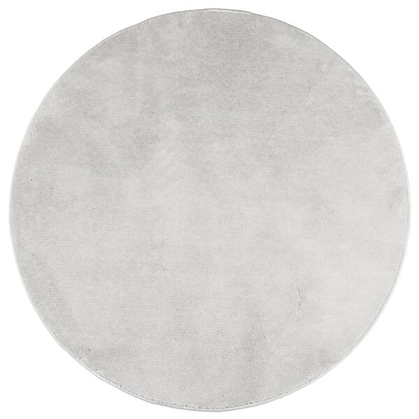 vidaXL Rug OVIEDO Short Pile Grey &Oslash; 200 cm